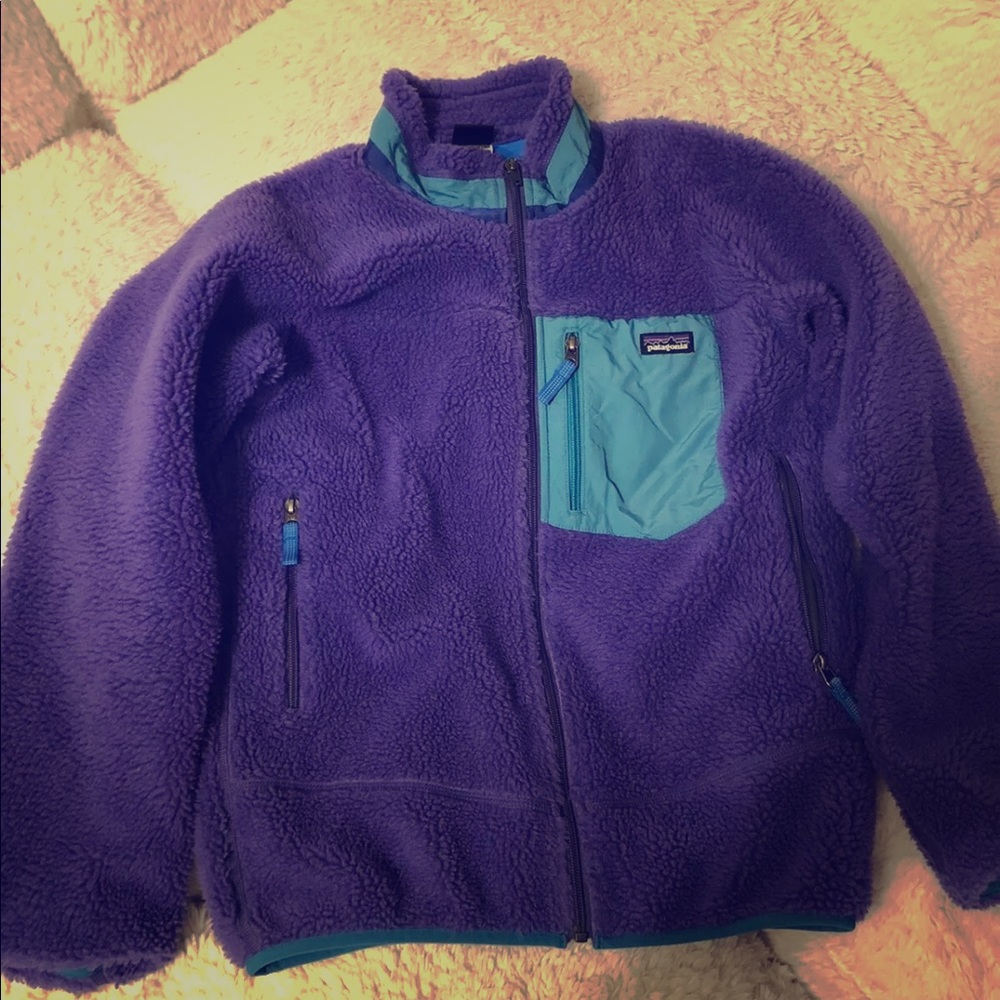 Patagonia Purple Retro X Jacket Girl XL/Woman XS